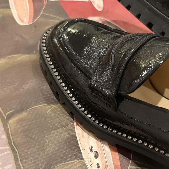 Jimmy Choo Deanna Leather Loafers Black 37/6.5 - Picture 11 of 13